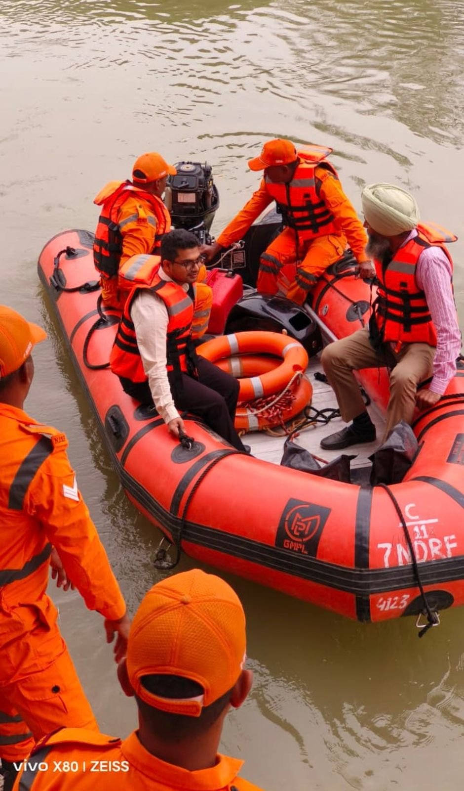 NDRF Conducts Disaster Management Program at Nehru Stadium