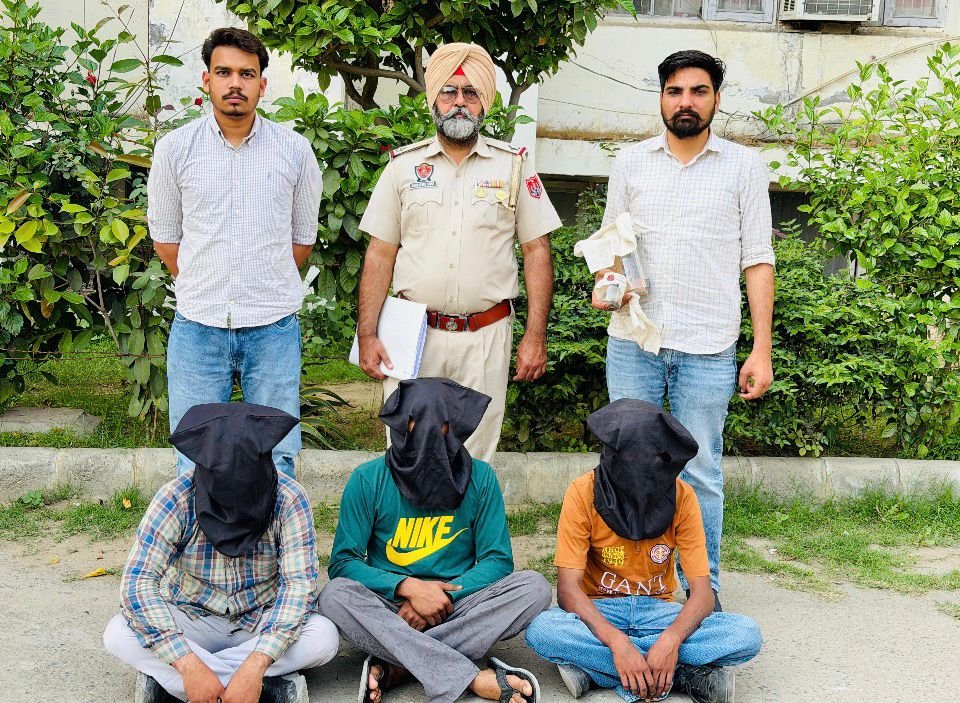 Faridkot Police Takes Major Action: 3 Shooters from Goldy Brar Gang Arrested with Foreign-Made ‘Glock’ Pistols…