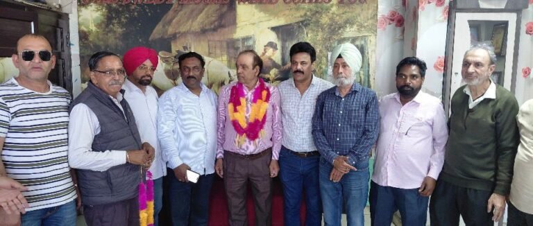 Faridkot: Amit Sharma Secures Resounding Victory; Elected President of ‘District Press Club’ for Second Consecutive Term