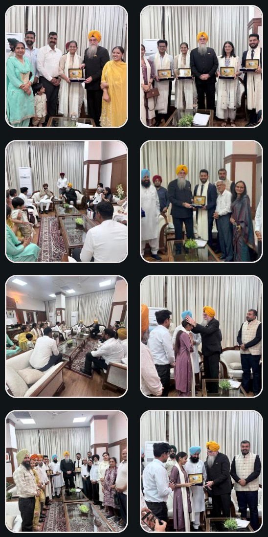 Punjabi Youth Who Excelled in UPSC Exams Honored at the Legislative Assembly
