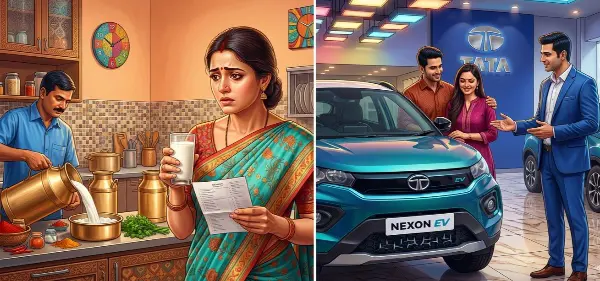 मुंबई में दूध का भाव ₹102 पहुंचा: टाटा की कारें ₹25 हजार महंगी